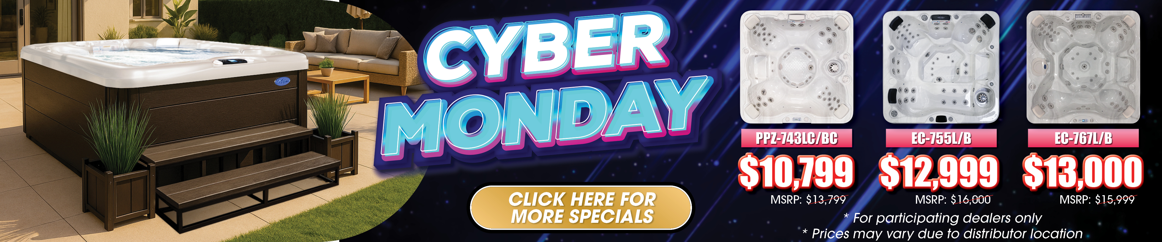 Calspas hot tub being used in a family setting - Wyoming